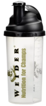 Шейкер "Weider" (700ml) прозрачный